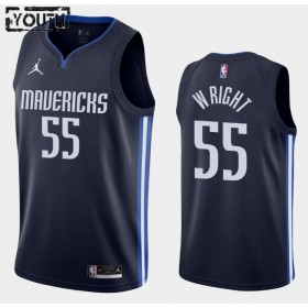 Dres Dallas Mavericks Delon Wright 55 2020-21 Jordan Brand Statement Edition Swingman - Dječji